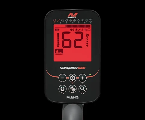 Yozgat Minelab Vanquish 540 Pro Pack - VANQUISH ekran ve saha kontrolü